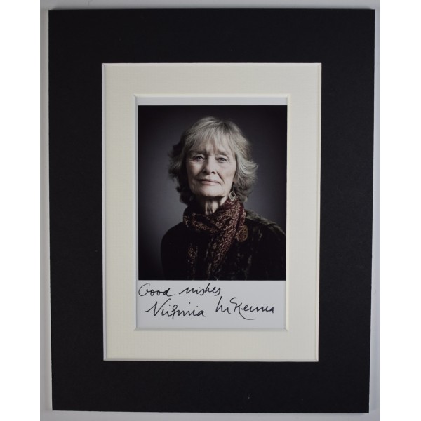 Virginia McKenna Signed Autograph 10x8 photo display Born Free Film TV COA AFTAL Perfect Gift Memorabilia		