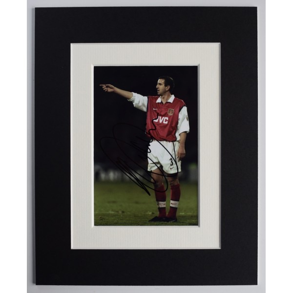 Nigel Winterburn Signed Autograph 10x8 photo display Arsenal Football COA AFTAL Perfect Gift Memorabilia		