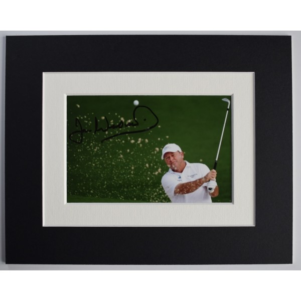 Ian Woosnam Signed Autograph 10x8 photo display Golf Sport Open Ryder Cup AFTAL Perfect Gift Memorabilia		