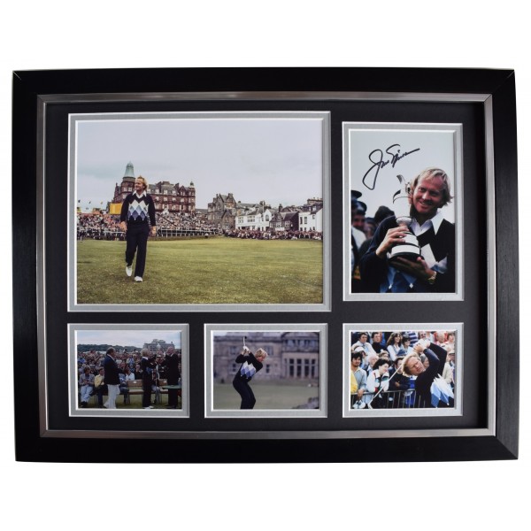 Jack Nicklaus Signed Autograph framed 16x12 photo display Golf Open COA AFTAL Perfect Gift Memorabilia		