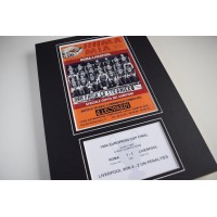 1984 European Cup Final Liverpool Football A4 Photo Programme Display Perfect Gift