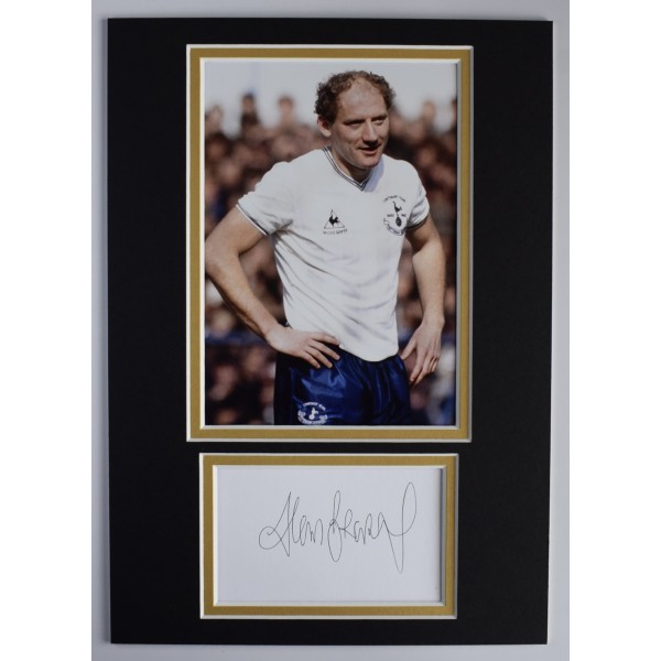 Alan Brazil Signed Autograph A4 photo display Tottenham Hotspur Football AFTAL Perfect Gift Memorabilia	