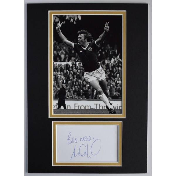 Andy King Signed Autograph A4 photo display Everton EFC Football COA AFTAL Perfect Gift Memorabilia		