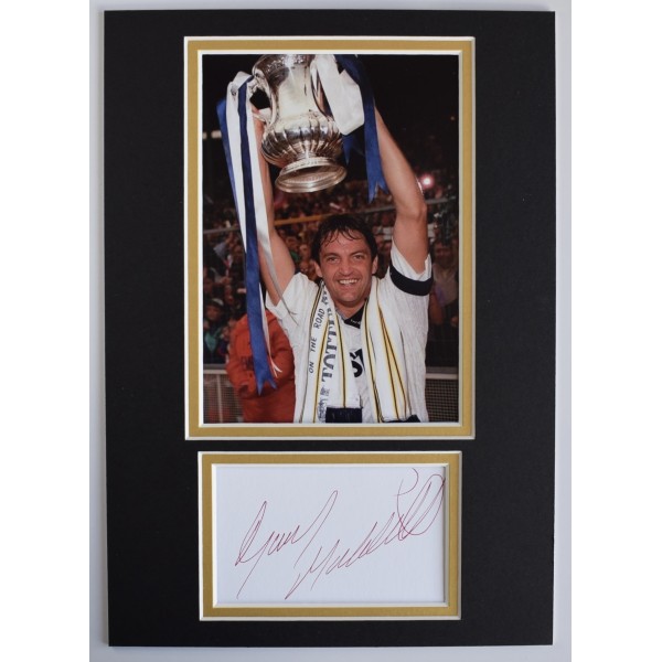 Gary Mabbutt Signed Autograph A4 photo display Tottenham Hotspur Football AFTAL Perfect Gift Memorabilia		