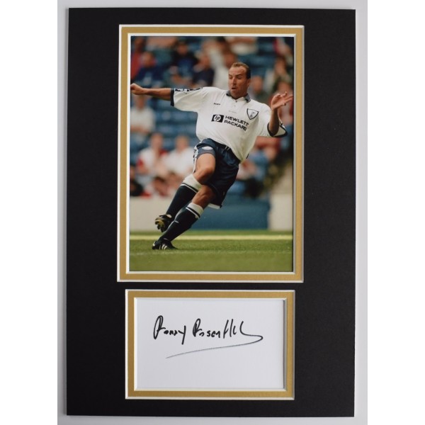 Ronny Rosenthal Signed Autograph A4 photo display Tottenham Hotspur COA AFTAL Perfect Gift Memorabilia		