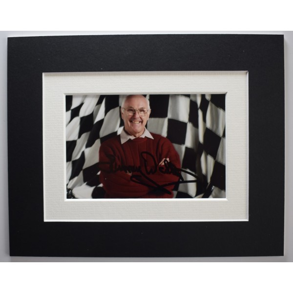 Murray Walker Signed Autograph 10x8 photo display Formula 1 Racing COA AFTAL Perfect Gift Memorabilia	