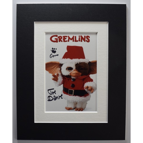 Joe Dante Signed Autograph 10x8 photo display Film Gremlins Gizmo Art COA AFTAL Perfect Gift Memorabilia	