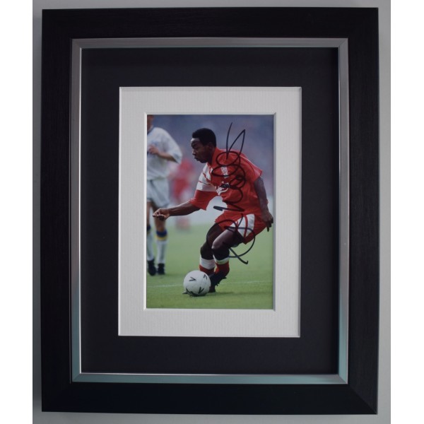 Mark Walters Signed A4 Autograph Photo Display Liverpool Football Framed COA AFTAL