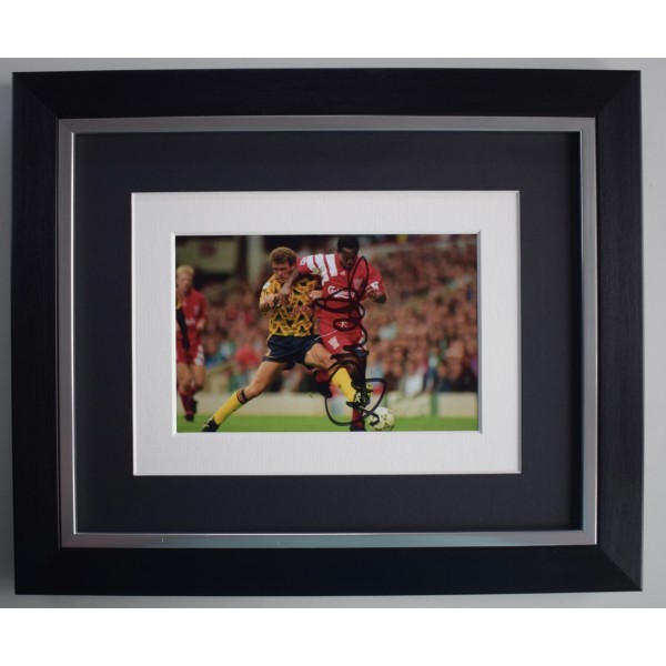 Mark Walters Signed A4 Autograph Photo Display Liverpool Football Framed COA AFTAL