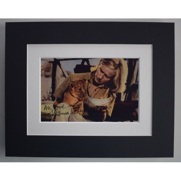 Virginia McKenna Signed 10x8 Autograph Photo Display TV Film Born Free COA AFTAL Perfect Gift Memorabilia	