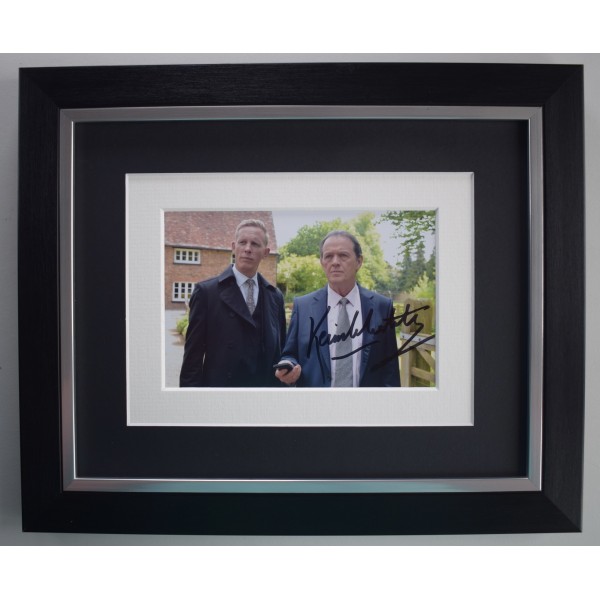 Kevin Whately Signed 10x8 Autograph Photo Display TV Lewis Inspector Morse FRAMED AFTAL Perfect Gift Memorabilia		