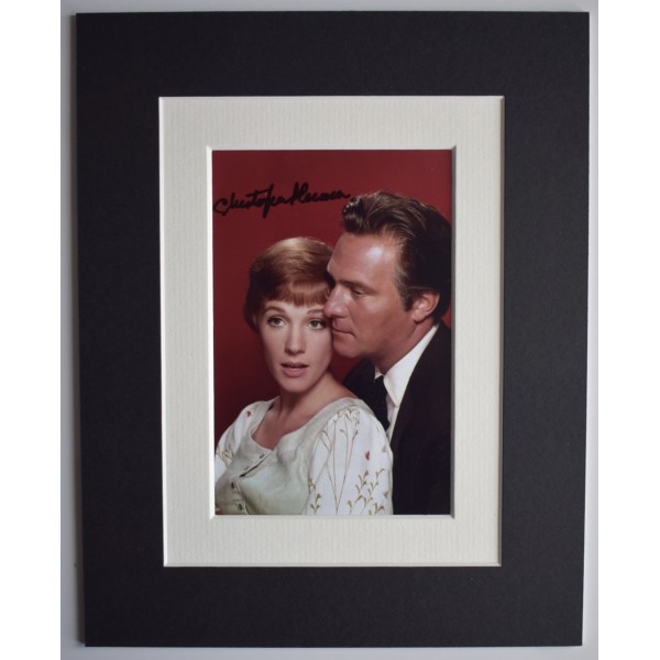 Christopher Plummer Signed Autograph 10x8 photo display Film Sound of Music COA AFTAL Perfect Gift Memorabilia	