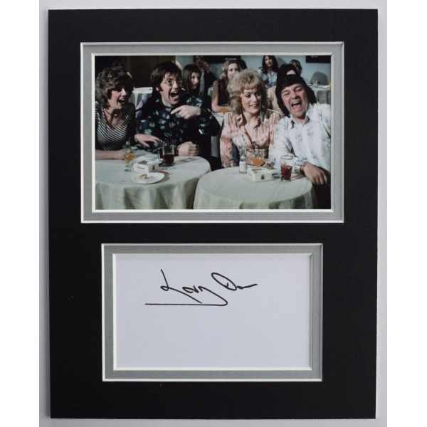 Larry Dann Signed Autograph 10x8 photo display Film Carry On Teacher COA AFTAL Perfect Gift Memorabilia		