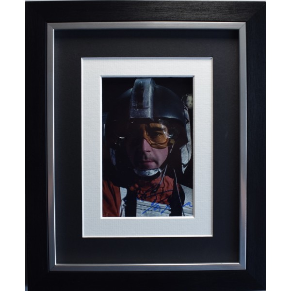 Denis Lawson Signed Autograph 10x8 Framed photo display Star Wars Film COA AFTAL Perfect Gift Memorabilia		