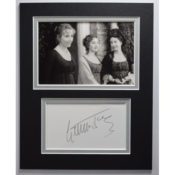 Gemma Jones Signed Autograph 10x8 photo display Sense & Sensibility COA AFTAL Perfect Gift Memorabilia		