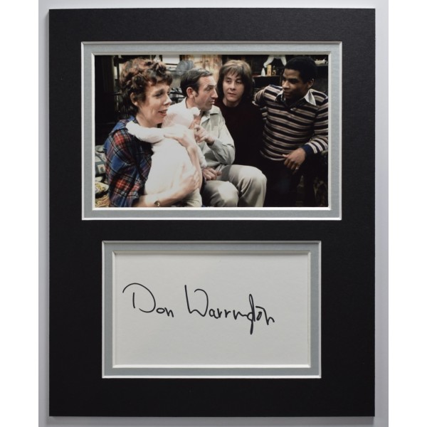 Don Warrington Signed Autograph 10x8 photo display Rising Damp TV COA AFTAL Perfect Gift Memorabilia		