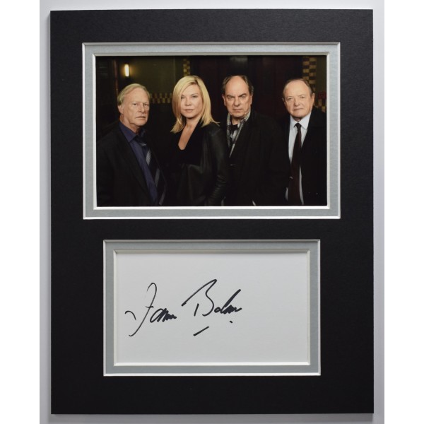 James Bolam Signed Autograph 10x8 photo display New Tricks Actor TV COA AFTAL Perfect Gift Memorabilia		
