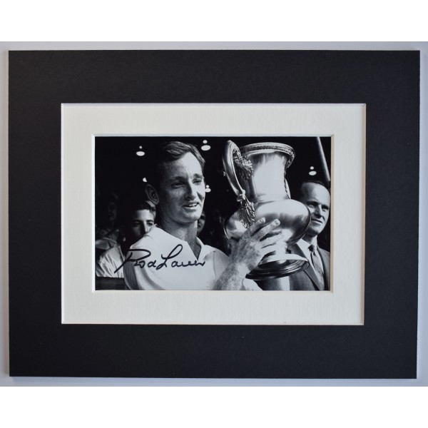 Rod Laver Signed Autograph 10x8 photo display Tennis Wimbledon Open COA AFTAL Perfect Gift Memorabilia		