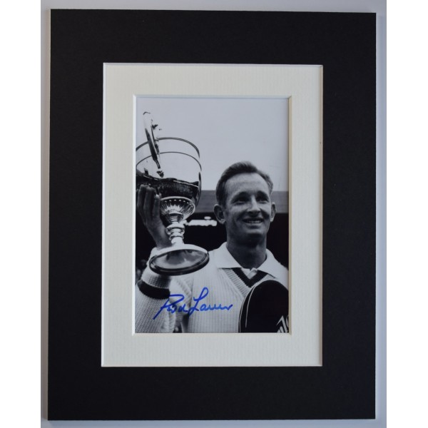Rod Laver Signed Autograph 10x8 photo display Tennis Wimbledon Open COA AFTAL Perfect Gift Memorabilia		
