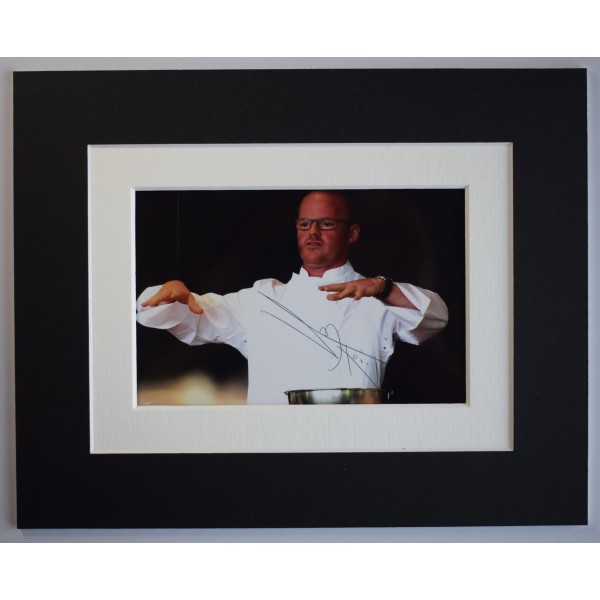 Heston Blumenthal Signed Autograph 10x8 photo display TV Chef Fat Duck COA AFTAL Perfect Gift Memorabilia	