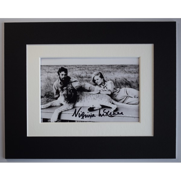 Virginia McKenna Signed Autograph 10x8 photo display Born Free TV Film COA AFTAL Perfect Gift Memorabilia	