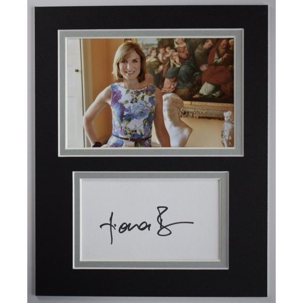 Fiona Bruce Signed Autograph 10x8 photo display Antiques Roadshow TV COA AFTAL Perfect Gift Memorabilia		