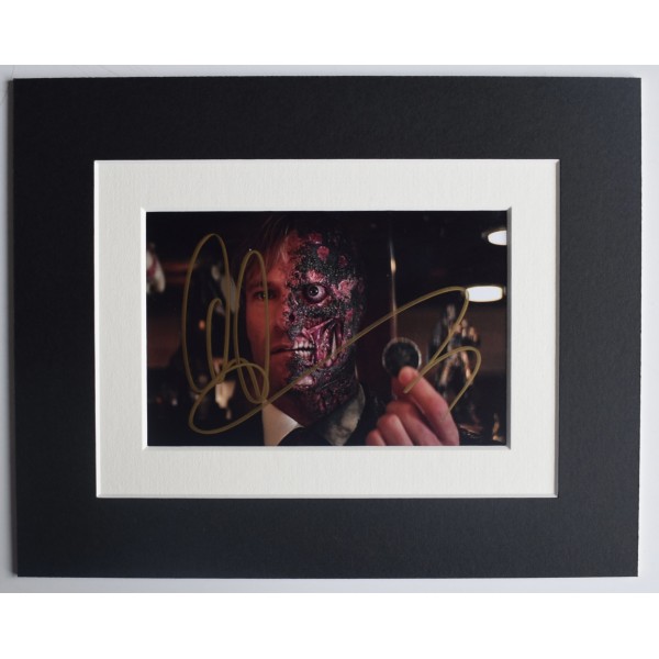 Aaron Eckhart Signed Autograph 10x8 photo display Dark Knight Batman Actor AFTAL Perfect Gift Memorabilia	