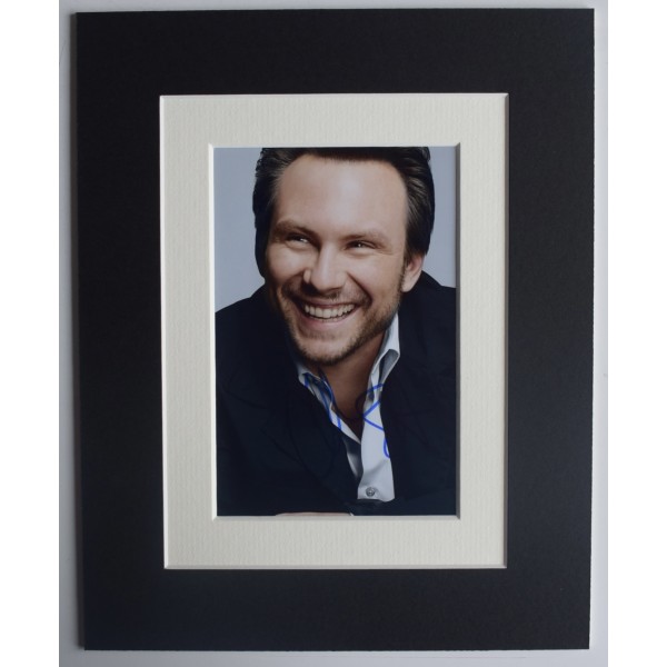 Christian Slater Signed Autograph 10x8 photo display TV Film Mr Robot COA AFTAL Perfect Gift Memorabilia	