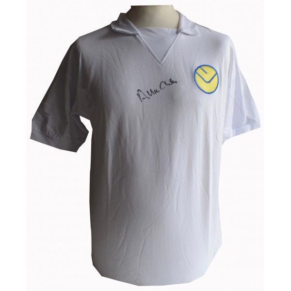 Allan Clarke Signed Shirt Leeds United NEW BNWT Tags Football COA AFTAL Perfect Gift Memorabilia	