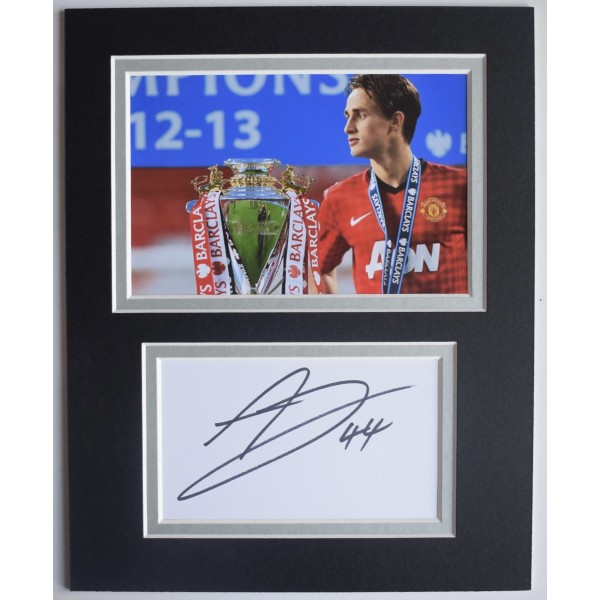 Adnan Januzaj Signed Autograph 10x8 photo display Manchester United Football COA AFTAL Perfect Gift Memorabilia	