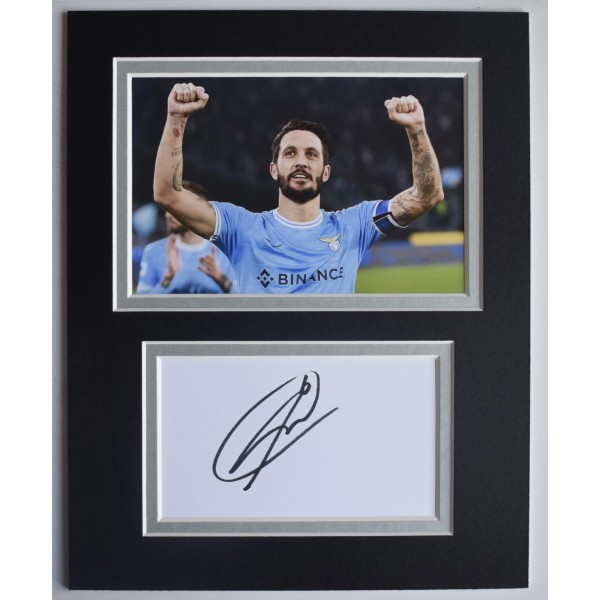 Luis Alberto Signed Autograph 10x8 photo display Lazio Football COA AFTAL Perfect Gift Memorabilia	