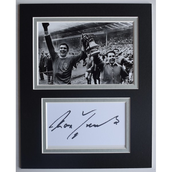 Ron Yeats Signed Autograph 10x8 photo display Liverpool Football LFC COA AFTAL Perfect Gift Memorabilia	