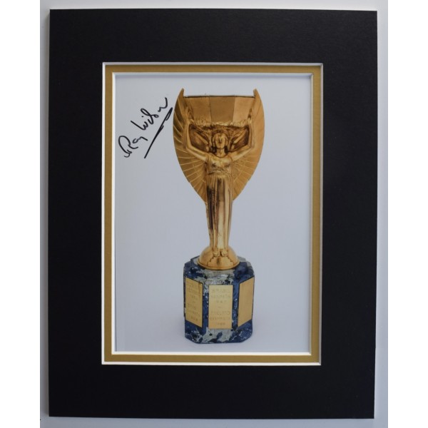 Ray Wilson Signed Autograph 10x8 photo display England World Cup 1966 AFTAL Perfect Gift Memorabilia	