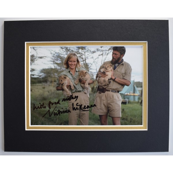 Virginia McKenna Signed Autograph 10x8 photo display TV Film Born Free COA AFTAL Perfect Gift Memorabilia	