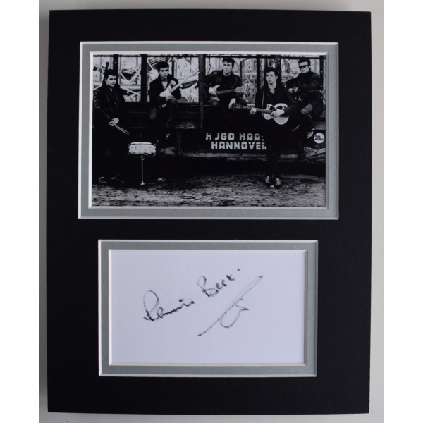 Pete Best Signed Autograph 10x8 photo display Beatles Music AFTAL COA Perfect Gift Memorabilia
