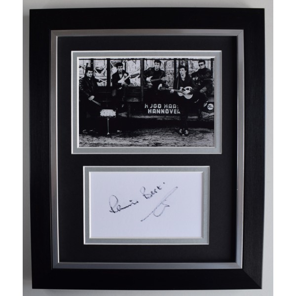 Pete Best Signed 10x8 Framed Autograph Photo Display Beatles Music AFTAL COA  Perfect Gift Memorabilia	