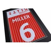 Willie Miller A4 Photo Display Football Aberdeen Trophy Honours Perfect Gift Memorabilia