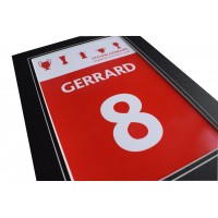 Steven Gerrard A4 Photo Display Football Liverpool LFC Trophy Honours Perfect Gift Memorabilia
