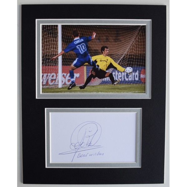 Raimond Van der Gouw Signed Autograph 10x8 photo display Man Utd Football AFTAL Perfect Gift Memorabilia		