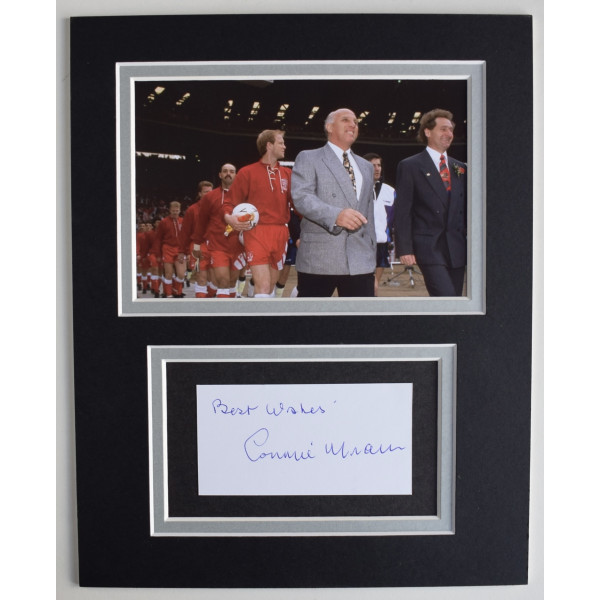 Ronnie Moran Signed Autograph 10x8 photo display Liverpool Football COA AFTAL Perfect Gift Memorabilia		