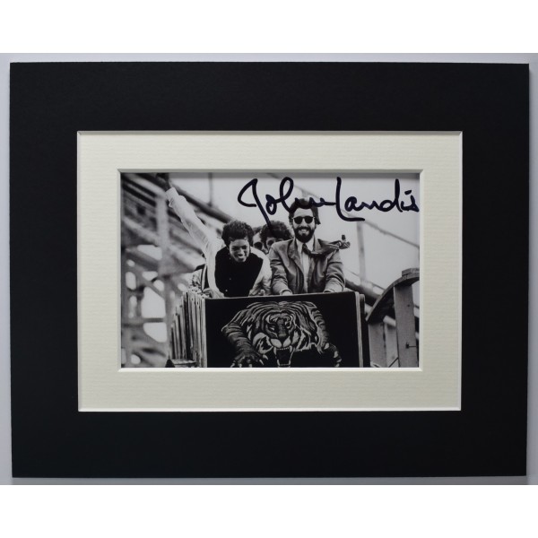 John Landis Signed Autograph 10x8 photo display Michael Jackson Thriller AFTAL Perfect Gift Memorabilia	