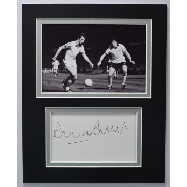 Alvin Martin Signed Autograph 10x8 photo display West Ham United Football COA AFTAL Perfect Gift Memorabilia	