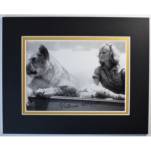 Virginia McKenna Signed Autograph 10x8 photo display TV Film Born Free COA AFTAL Perfect Gift Memorabilia	
