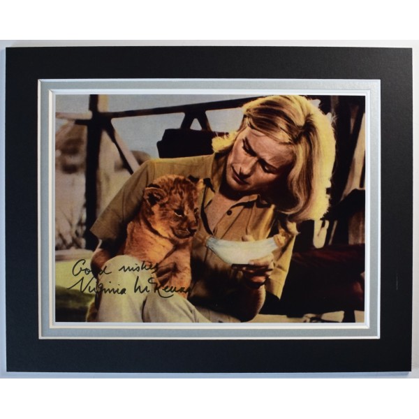 Virginia McKenna Signed Autograph 10x8 photo display TV Film Born Free COA AFTAL Perfect Gift Memorabilia	
