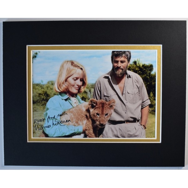 Virginia McKenna Signed Autograph 10x8 photo display TV Film Born Free COA AFTAL Perfect Gift Memorabilia	