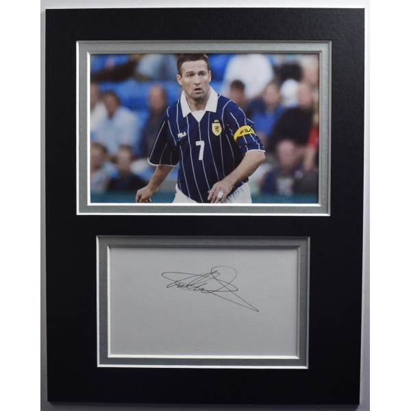 Paul Lambert Signed Autograph 10x8 photo display Scotland Football COA AFTAL Perfect Gift Memorabilia	