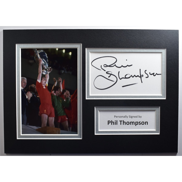 Phil Thompson Authentic Memorabilia and Autographs