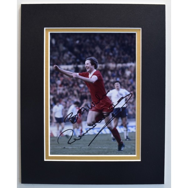 Ronnie Whelan Signed Autograph 10x8 photo display Liverpool Football COA AFTAL Perfect Gift Memorabilia	