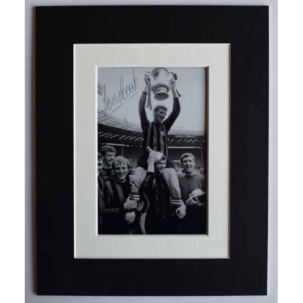 Tony Book Signed Autograph 10x8 photo display Manchester Man City Football COA Perfect Gift Memorabilia	