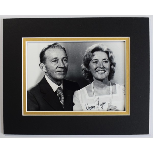 Vera Lynn Signed Autograph 10x8 photo display Music WW2 Forces Sweetheart COA Perfect Gift Memorabilia	
